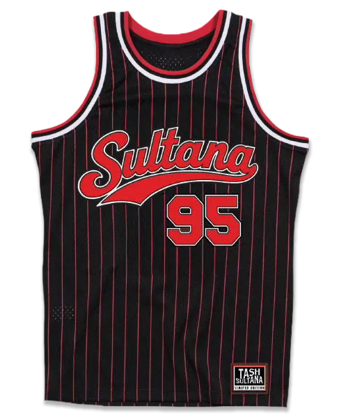 OFFICIAL TASH SULTANA CUSTOM BASKETBALL JERSEY