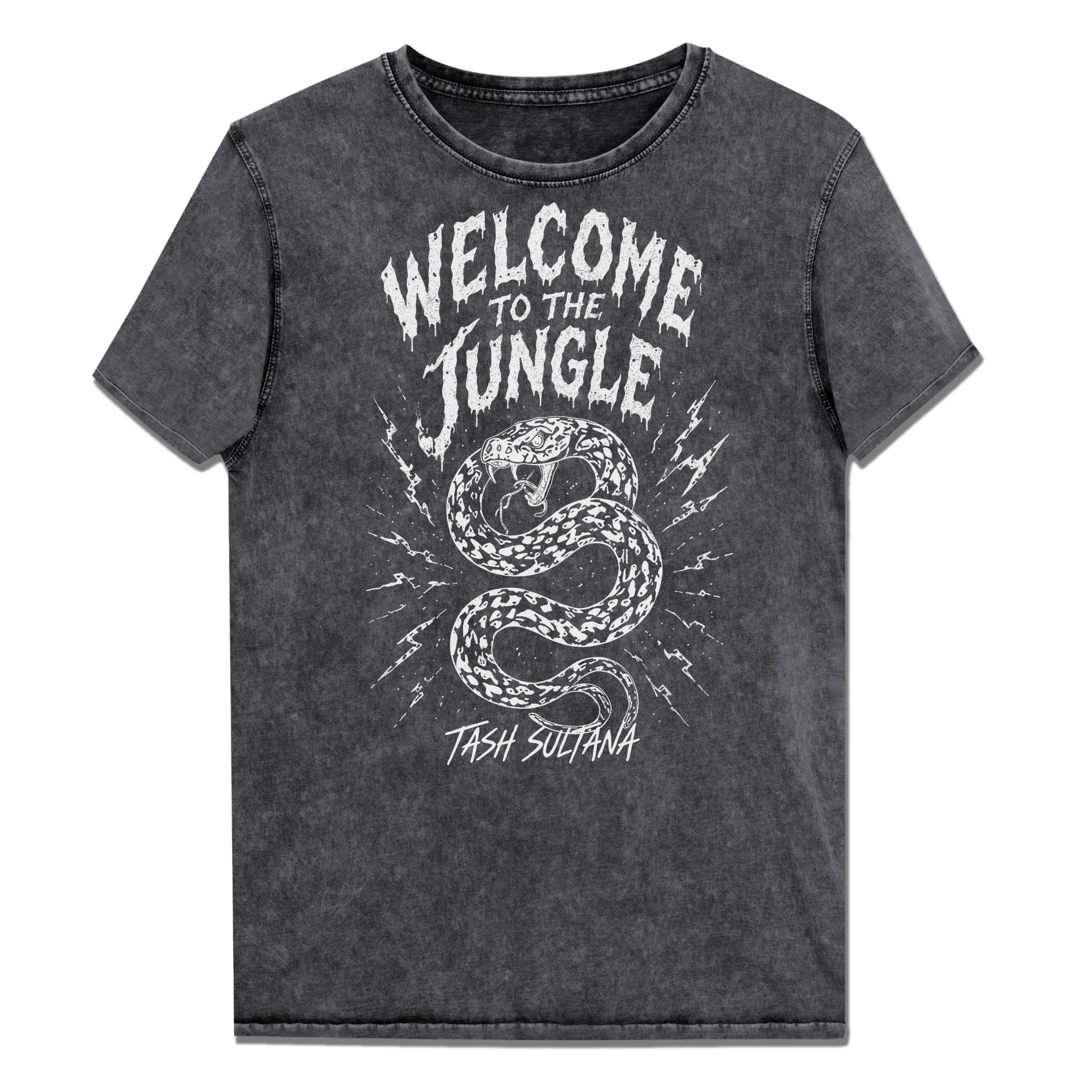 SNAKE ACID WASH TEE