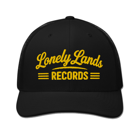 LONELY LANDS RECORDS EMBRIODED TRUCKER CAP